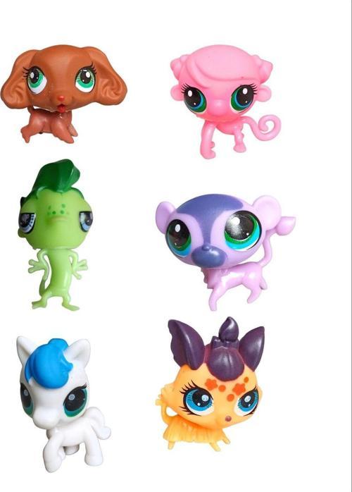 Littlest Pets Shop Minişler 6 Lı Oyuncak Miniş Ailesi 4.Model