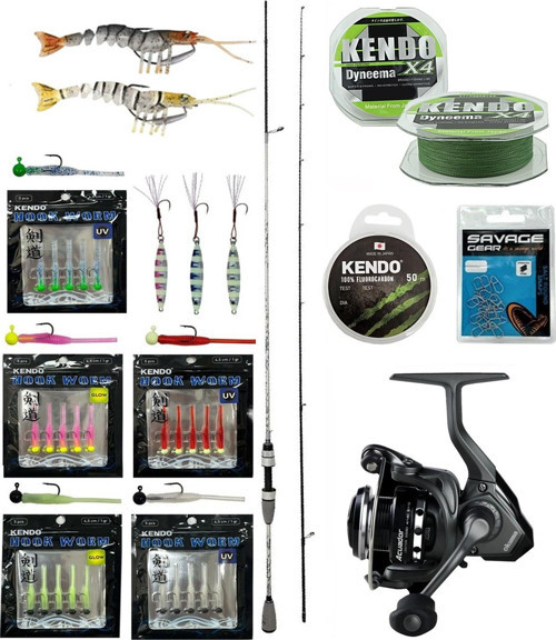YekOutdoor HookWorm LRF Seti Kendo Kenshi Pro 2.10m 1-7 gr Olta Kamışı&Okuma Acuador 2500A Olta Makinesi