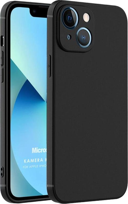 Apple iPhone 13 Mini Kılıf Kamera Korumalı Siyah