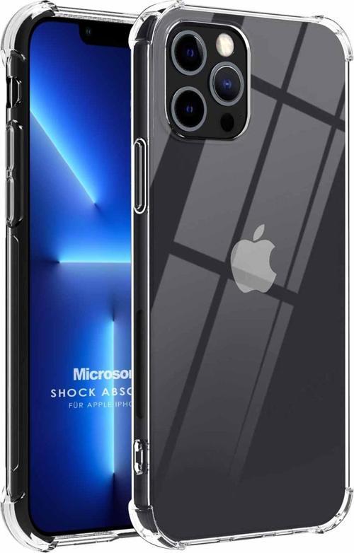 Apple iPhone 13 Pro Max Kılıf Shock Absorbing Şeffaf