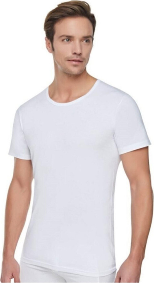 Erkek Ribana Bisiklet Yaka Atlet 3'Lü Paket
