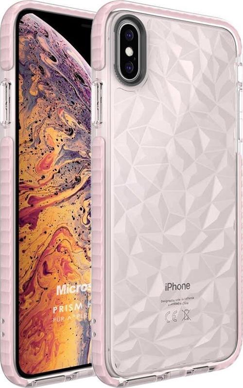 Apple iPhone XS Kılıf Prism Hybrid Pembe