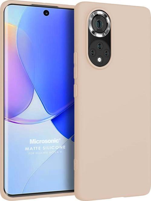 Matte Silicone Huawei Nova 9 Kılıf Gold