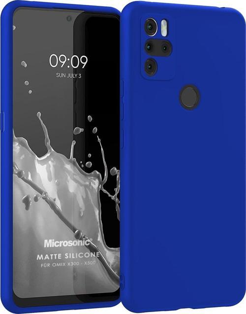 Matte Silicone Omix X300 Kılıf Mavi