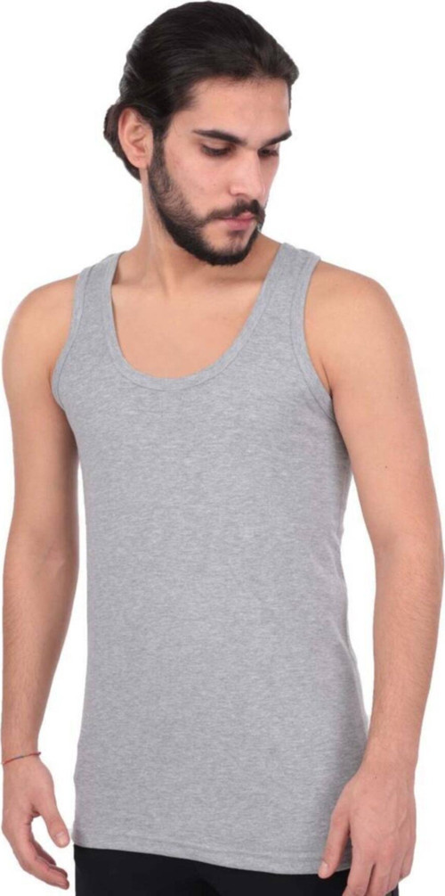 Klasik Gri 10'Lu Paket Ribana Erkek Atlet
