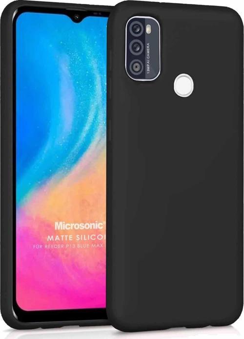 Matte Silicone Reeder P13 Blue Max 2021 Kılıf Siyah