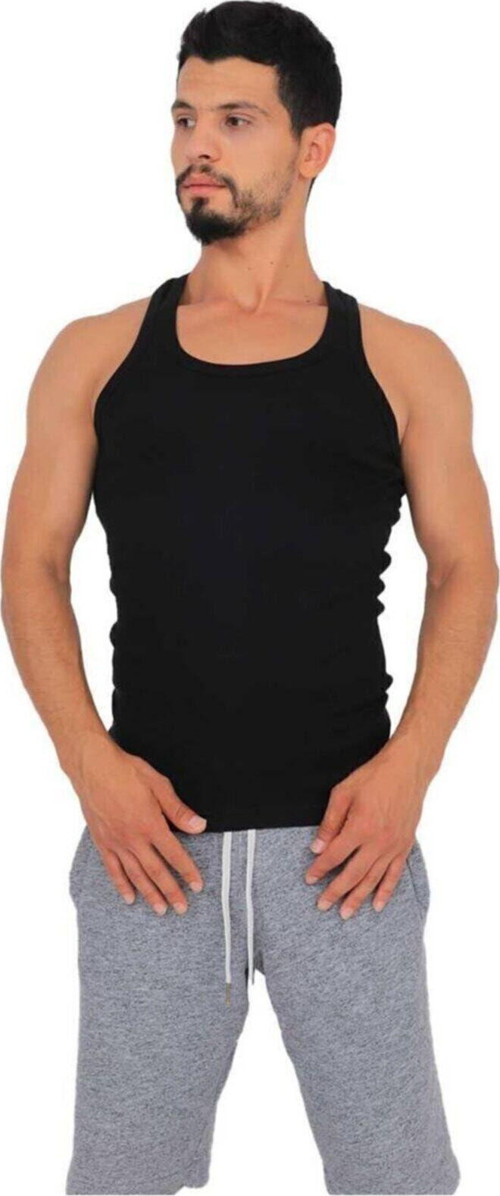Erkek Siyah Spor Atlet 6 Adet