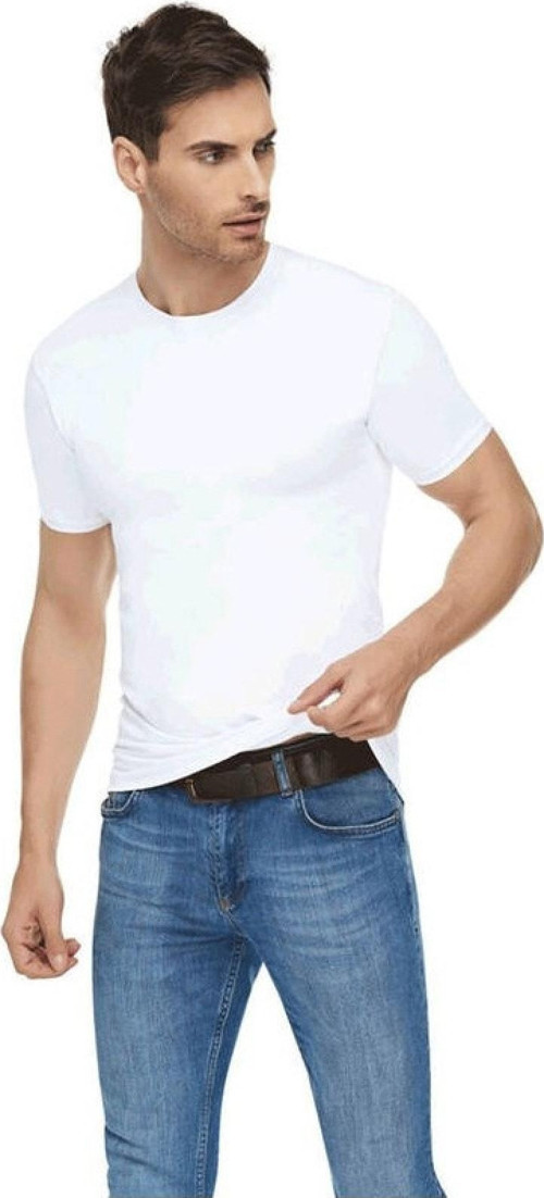 Elit 6'Lı Elastan Beyaz Sıfır Yaka
