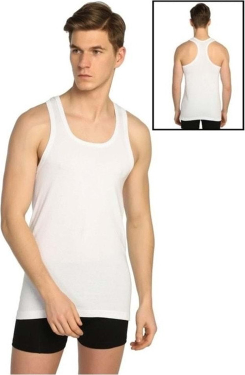 Erkek 4 Lü Paket 118 Rambo Spor Atlet - Beyaz - M
