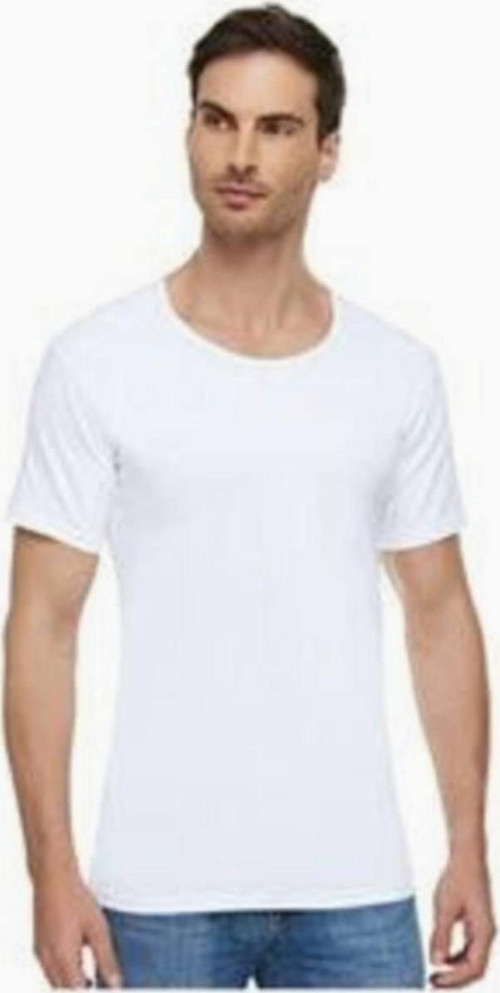 Erkek Beyaz Elit Penye Bisiklet Yaka Yeni Sezon (5 Adet Ekonomik Paket)