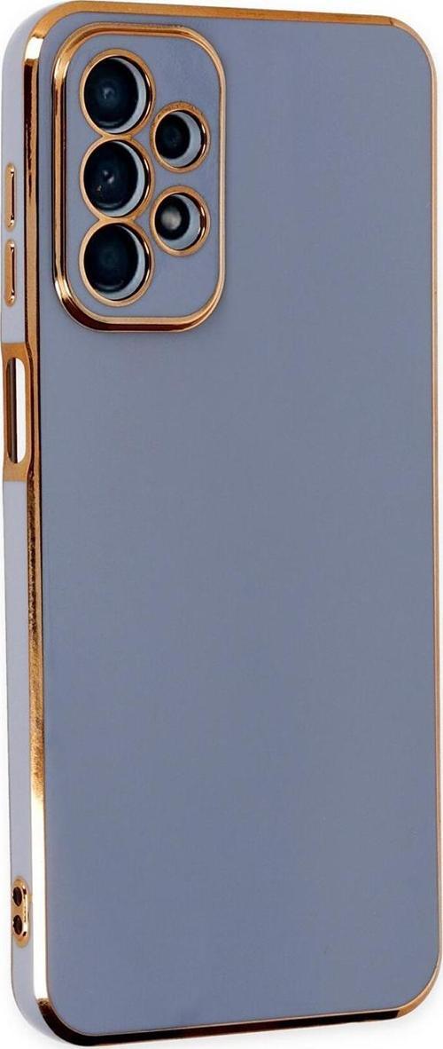Samsung Galaxy A23 Kılıf Olive Plated Lavanta Grisi