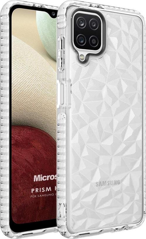 Samsung Galaxy A12 Kılıf Prism Hybrid Şeffaf