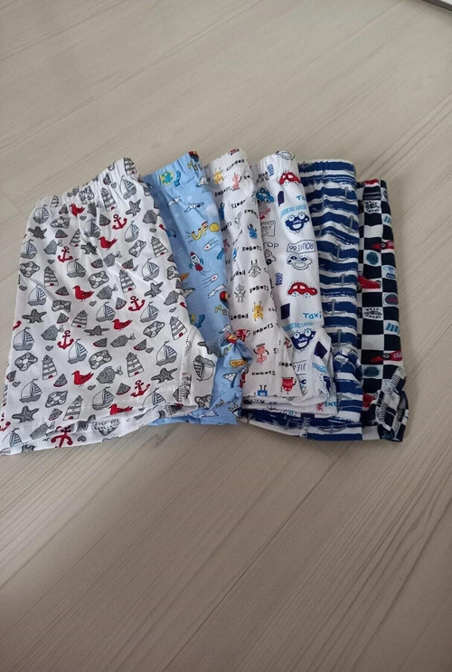 Erkek Çocuk Elastan Baskılı Boxer 4'Lü