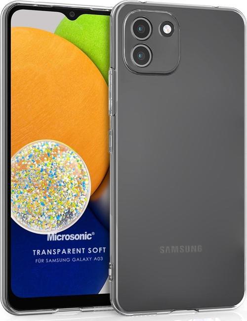 Samsung Galaxy A03 Kılıf Transparent Soft Şeffaf