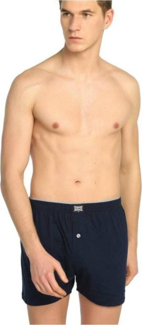Erkek Penye Düz Boxer Gri