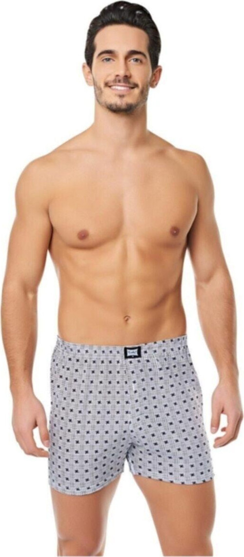 6 Lı Paket Erkek Penye Boxer Desenli Boxer Pamuklu Ürün