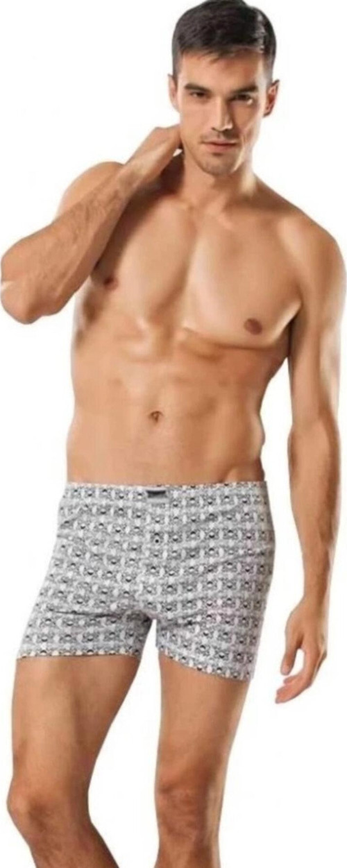3'Lü Paket Desenli Penye Erkek Boxer