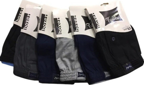 Erkek Penye Boxer 6'Lı Paket