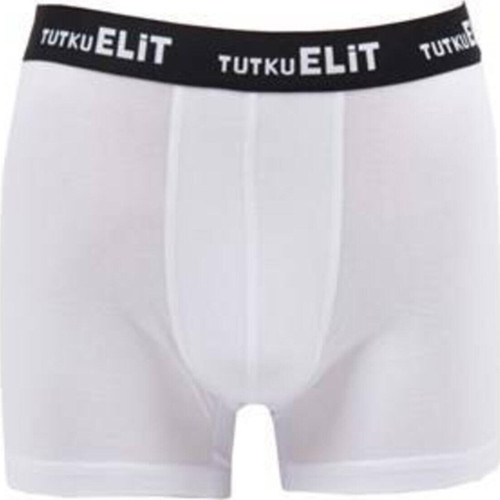 Modal Elastan Spor Erkek Boxer 1252 | Beyaz