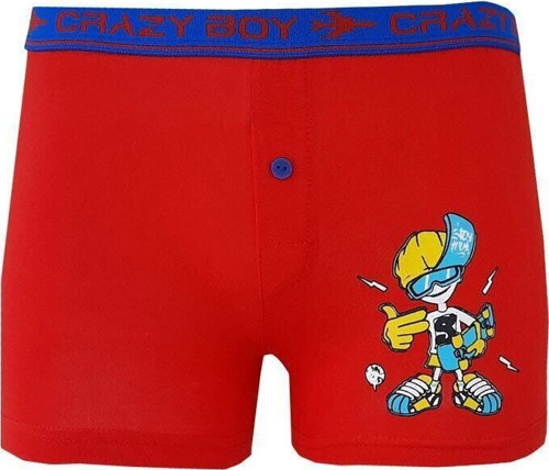 Erkek Çocuk Elastan Pamuk Baskılı Boxer 3'Lü