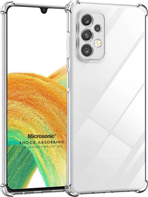 Samsung Galaxy A33 5G Kılıf Shock Absorbing Şeffaf