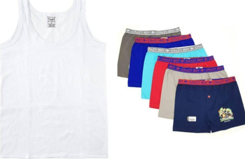 Atlet Baskılı Boxer Erkek Cocuk Takım 6'Lı Set.