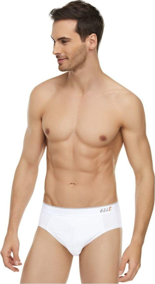Elit (6 Adet) Erkek Elastan Incebel Kemerli Slip