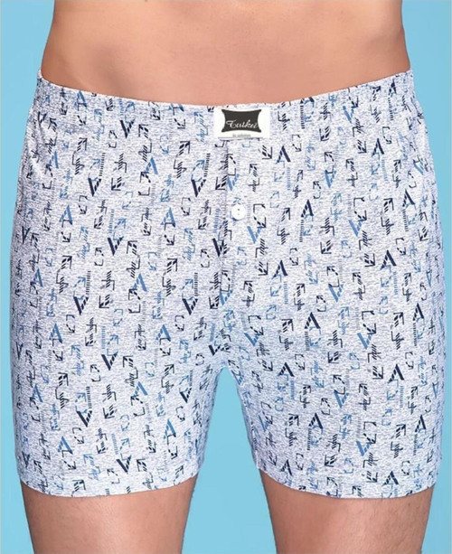 Erkek Penye Boxer Düğmeli 6 Adet