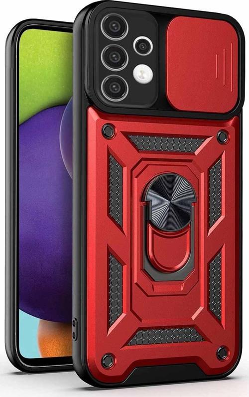 Samsung Galaxy A52 Kılıf Impact Resistant Kırmızı