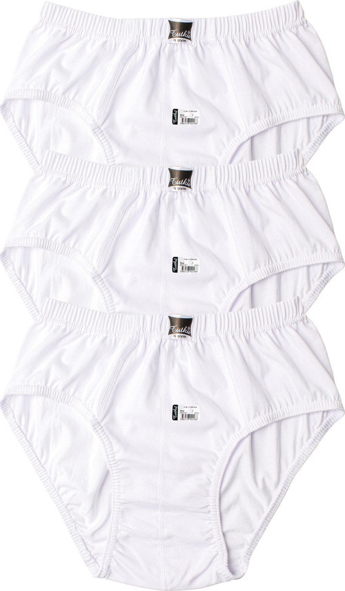Erkek 3 Adet Pamuklu Kom Slip Külot 3'Lü Paket 0109-