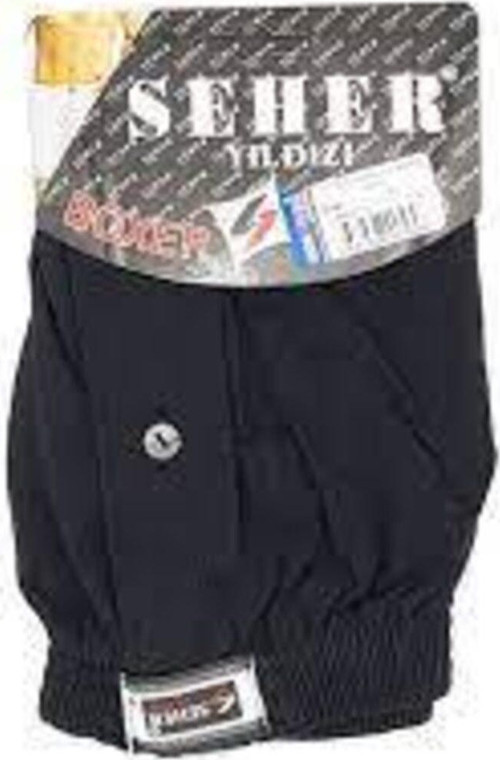 Erkek Penye Düz Boxer 6 Adet