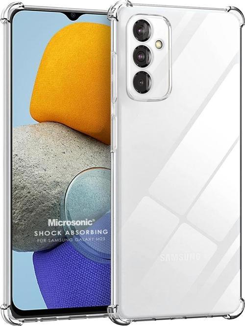 Samsung Galaxy M23 Kılıf Shock Absorbing Şeffaf