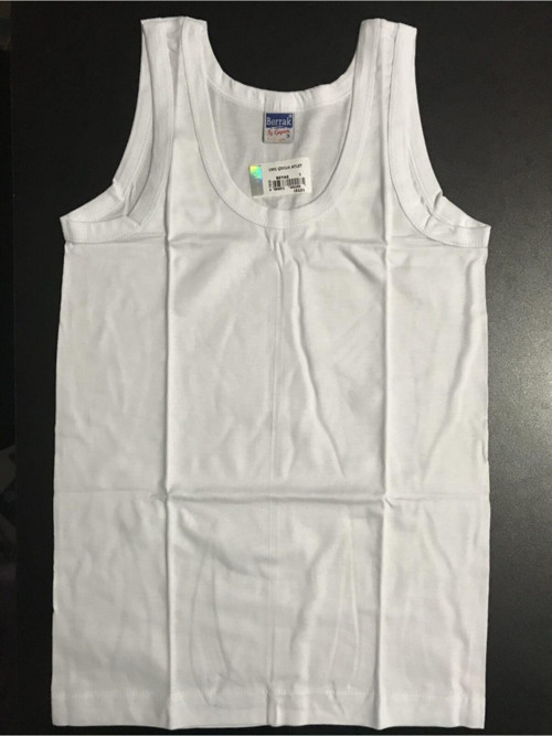 Erkek Çocuk Beyaz Atlet Paket 6'Lı 1501