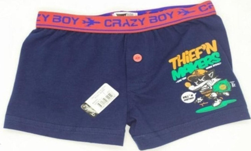 Erkek Çocuk Elastan Bask Boxer 3 Adet