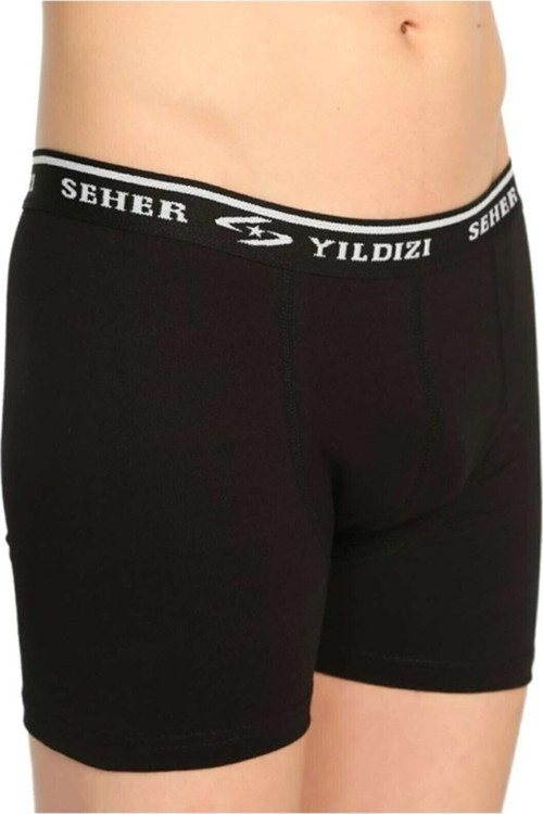 Elastan Erkek 6'Lı Paket Likralı Boxer 0 Yeni Sezon