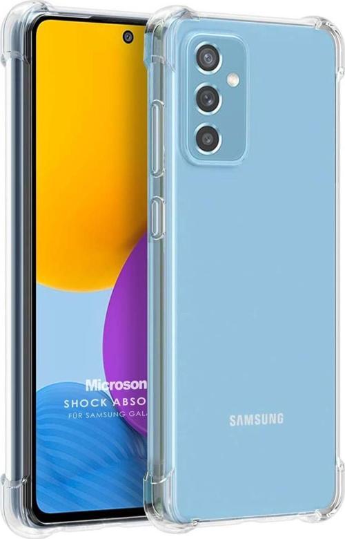 Samsung Galaxy M52 Kılıf Shock Absorbing Şeffaf