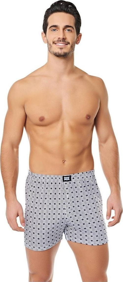 3 Lü Paket Erkek Penye Boxer Desenli Boxer Pamuklu Ürün