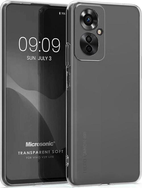 Vivo V29 Lite 5G Kılıf Transparent Soft Şeffaf