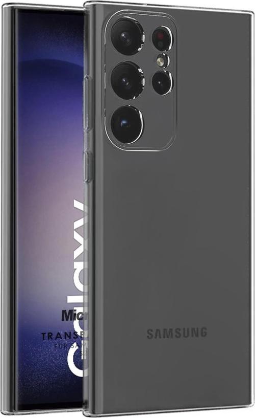 Samsung Galaxy S23 Ultra Kılıf Transparent Soft Şeffaf