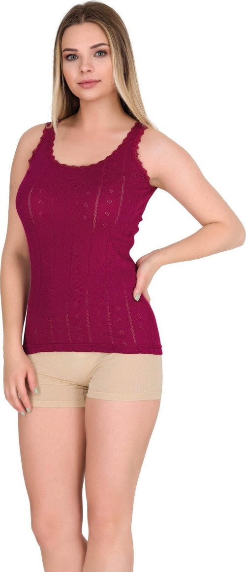 4'Lü Kadın Kalın Askılı Atlet 8049