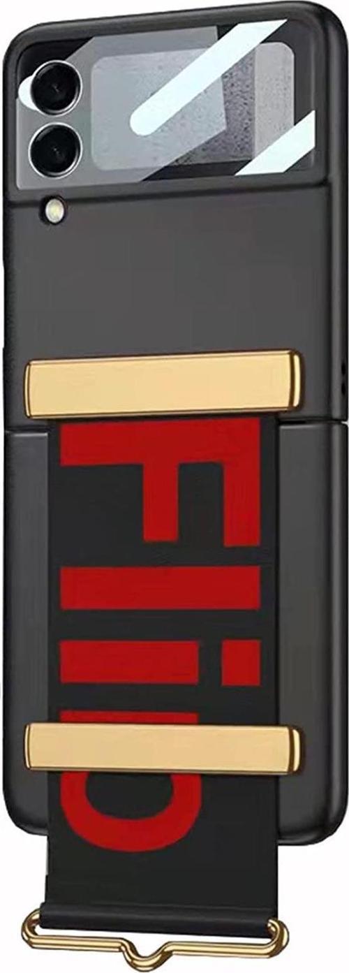 Samsung Galaxy Z Flip 3 Kılıf Flio Strap Siyah