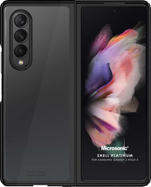 Samsung Galaxy Z Fold 3 Kılıf Shell Platinum Siyah