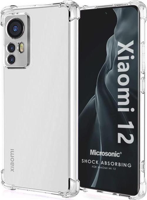 Xiaomi Mi 12 Kılıf Shock Absorbing Şeffaf