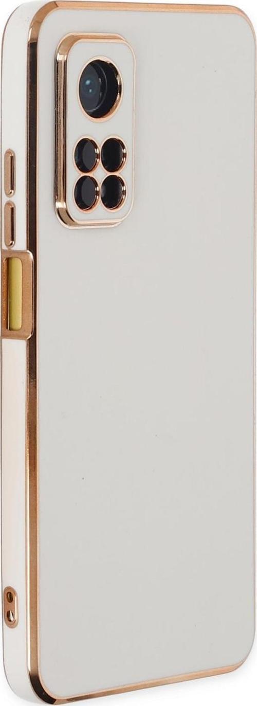 Xiaomi Mi 10T Pro Kılıf Olive Plated Beyaz