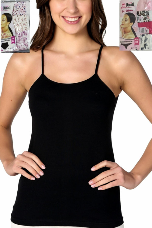 Hmm Giyim Bayan Atlet 1 Paket Bikini 1 Paket