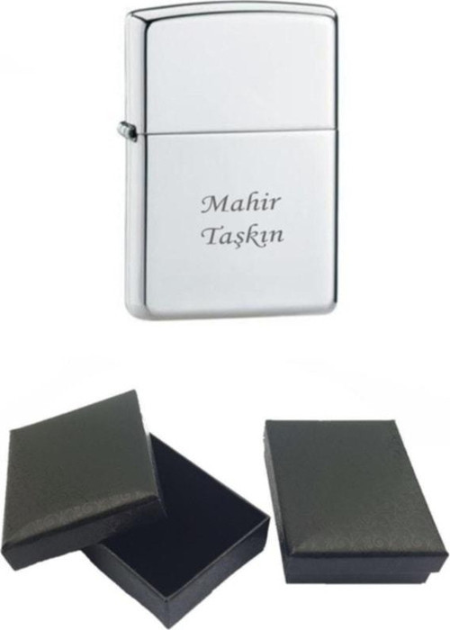 Benzinli Metal Çakmak Özel Kutusunda
