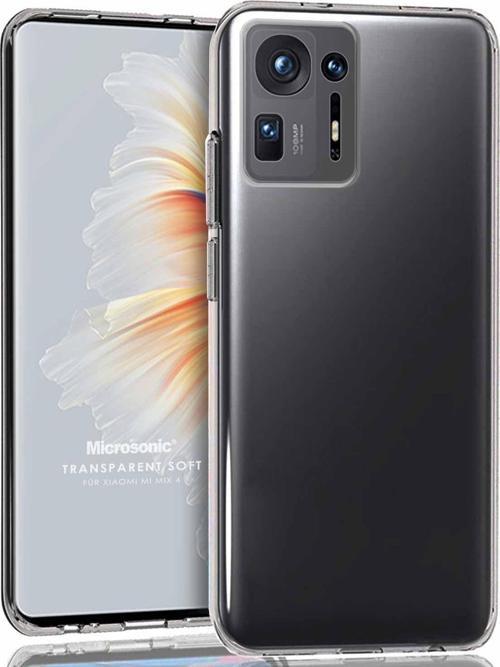 Xiaomi Mi Mix 4 Kılıf Transparent Soft Beyaz