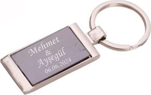 İsme Kişiye Özel Metal Anahtarlık