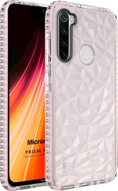 Xiaomi Redmi Note 8 Kılıf Prism Hybrid Pembe