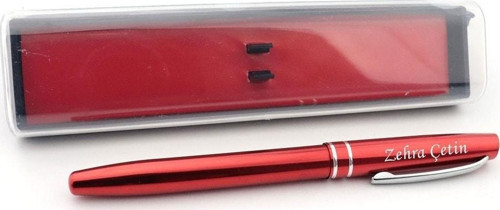 Isme Kişiye Özel Kapaklı Metal Roller Imza Kalemi
